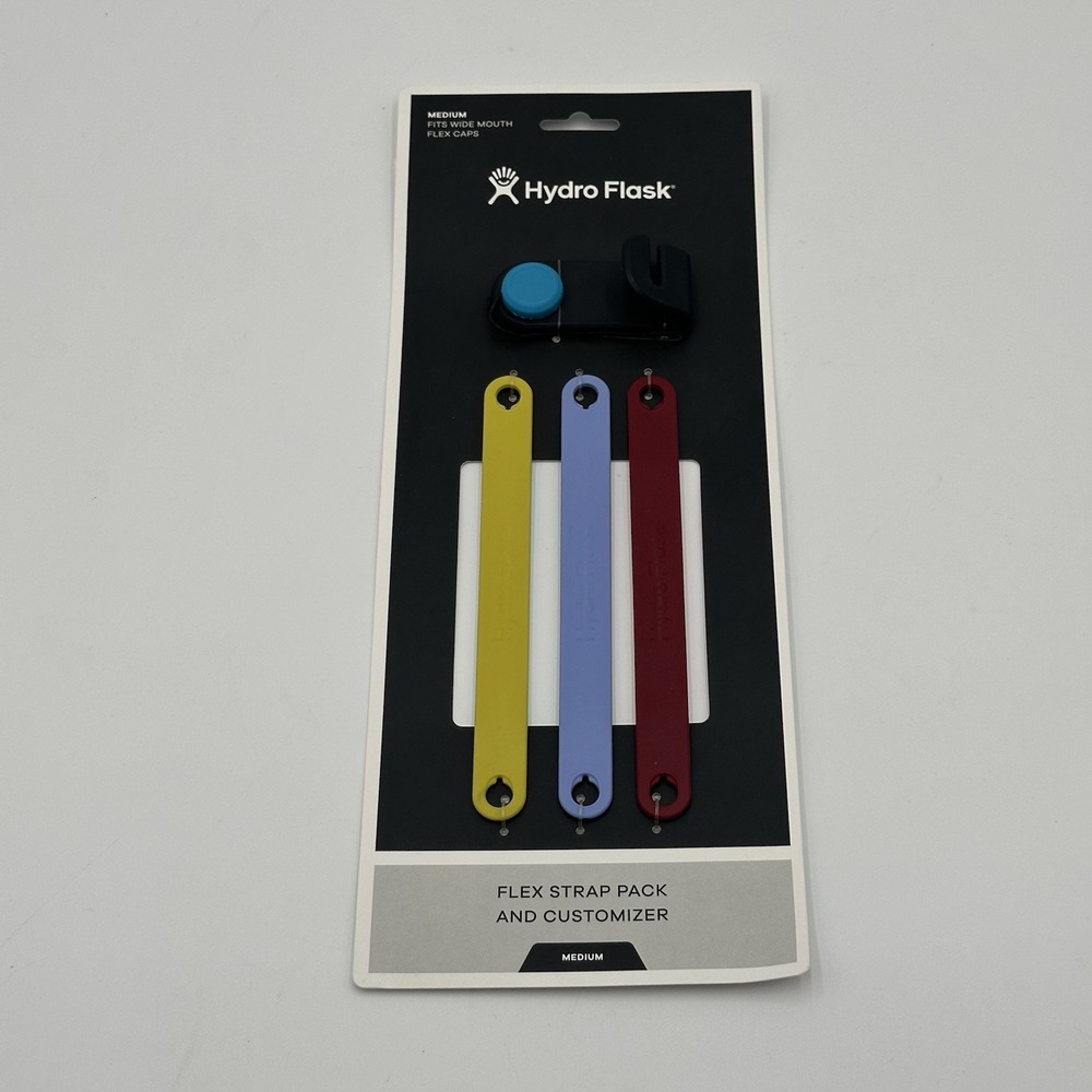 Hydro Flask Med Flex Strap Pack and Customizer Accessories